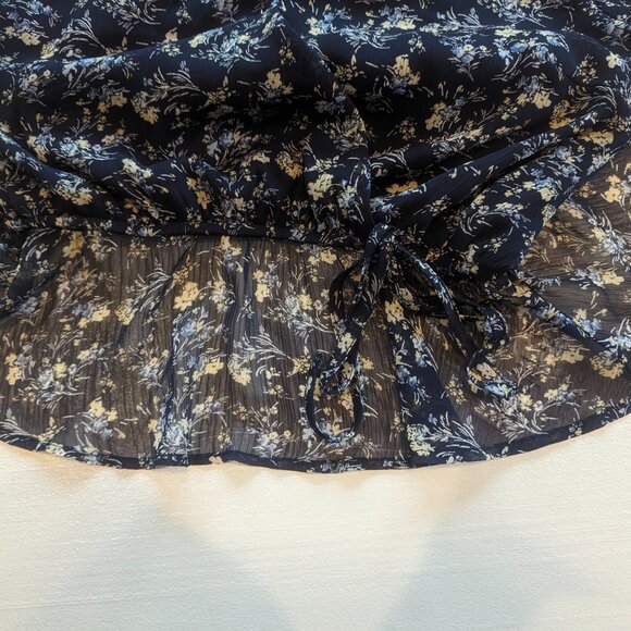 Miami for Francesca Cropped Top Size Medium in Navy - Picture 6 of 9